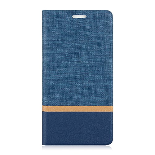 Funda Redmi Note 4X  Shanphone Tipo libro piel PU Cover Carcasa plegable cartera con soporte flip Case para Xiaomi Redmi Note 4X  Azul
