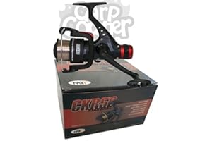 CARP-CORNER CK50 Match & Coarse Fishing Reel With Rear Drag Pre Loaded With Brown 8lb Line