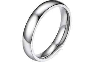 PROSTEEL Anello Uomo Donna Incisione Personalizzabile Fede in Acciaio Inossidabile/Oro 18K Placcato/Nero (Confezione Regalo)