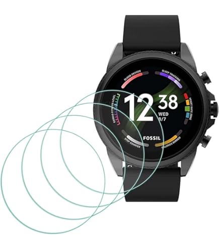 Custodia Protettiva Per Fossil Gen 5 Smartwatch - Copertura In TPU, Anti-Graffio, Nero - Foto 2