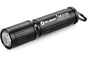 OLIGHT i3E EOS Mini Petite Lampe Torche Porte-Clés 90 Lumens 44m 500cd AAA Pile pour Cyclisme Randonée Lecture Travail
