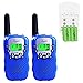 Produktbild Walkie Talkie für Kinder mit 8 Akkus Ladestation PMR 446 Walkie Talkie Outdoor 0,5 W 8 Kanäle VOX Taschenlampe Walky Talky Walki Talki Kinder Spielzeug(2er-Set, Blau)