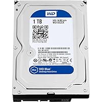 WD WD10EZEX Blu Hard Disk Desktop da 1 TB, 7200 RPM, SATA 6 GB/s, 64 MB Cache, 3.5 "