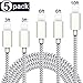 Price comparison product image MFi Certified -WUXIAN Phone Charger Cable5Pack 3FT/3FT/6FT/6FT/10FT Extra Long Nylon Braided Fast Charging& Syncing Cord Compatible with iPhone XS/MAX/XR/X/8/8/Plus/7/7 plus/6s/ 6s Plus