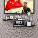 Produktbild Minmin-biguajia Wandregale Schlafzimmer Wohnzimmer TV-Set-Top-Box Regal TV-Schrank Wand-Router Regale Regal Trennwand Blumenregal (Farbe : SCHWARZ)