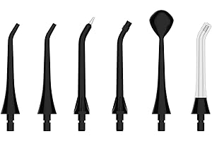 Sawgmore 6 Buses à Jet pour TH2D4 Hydropulseur jet Dentaire Portable Noir