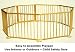 Large Wooden Babies Playpen 180cm - Room Divider / International Shipping