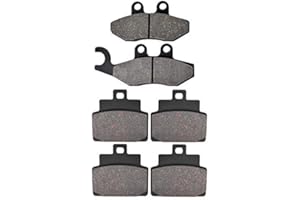 KYN for Piaggio MP3 500 LT Sport ABS (13 inch Front Wheel/14 inch Rear Wheel) 2014 2015 2016 2017 2018 Disque Organique de Plaquettes de Frein Avant arrière de Moto