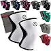 Produktbild Rehband [1 Paar] 5 mm Neopren Kniebandage - Kniestütze + Ziatec Wäschenetz - CrossFit-Kniebandage - Kniegelenk-Bandage - Kniebandage-Krafttraining, Farbe:grau, Größe:M - 1 Paar