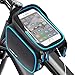 Produktbild HEAWAA Unisex Youth Sport003 Fahrradtasche Rahmentasche Fahrrad Mountainbike Zubehör Oberrohrtasche und Handytasche Wasserdicht Sensitive Touch-Screen für Alle Fahrradtypen, Blau, 18,8 x 12 x 14,3 cm
