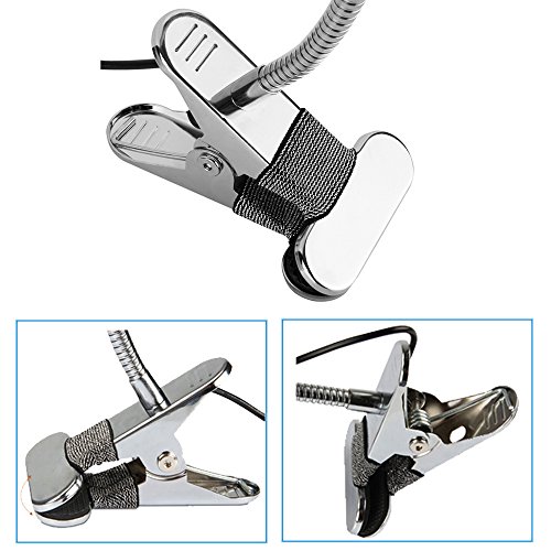 Eastlion Flexible Augenschutz LED Leselicht 6W 180 LED Clip Leuchten Leselampe am Bett Startseite Dimmbare Tabelle USB Augenpflege Klemmlampe Warmweiß - 7