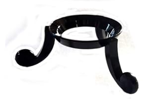 CharpauS Dreifuß Kugelständer | Eierständer aus Acryl - 10 Stück | Farbe wählbar (schwarz)