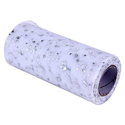 Everpert Glitter Lentejuelas tutú tul rollo carrete