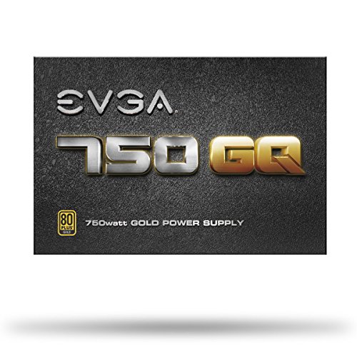 EVGA 750 GQ  80  Gold 750W  Semi Modular  EVGA Modo Eco  5 a  os de garant  a  Fuente de alimentaci  n 210-GQ-0750-V2