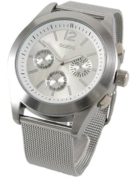 Oozoo Damenuhr mit Metallband 45 MM Silber/Silber C2356