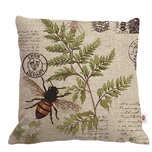 Nunubee Startseite Dekorative Biene Sofa Kissenbezug Dekokissen Bezug Kopfkissenhülle - 6