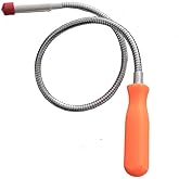 Spiral Flexible Magnetic Screw Retention Magnet Orange Handle 13mm x 65cm