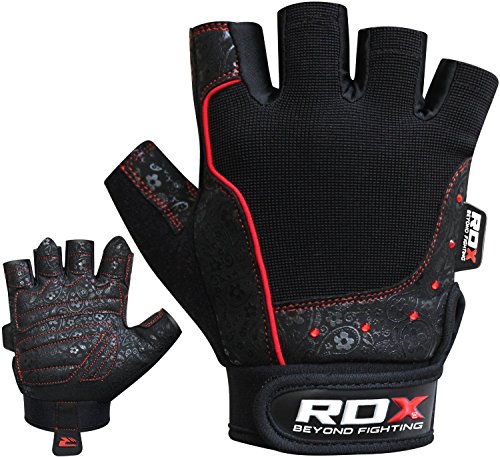 RDX Fitness Handschuhe Damen Trainingshandschuhe Frauen Crossfit Handgelenkstütze Sporthandschuhe Gewichtheben krafttraining workout Bodybuilding Gym Gloves