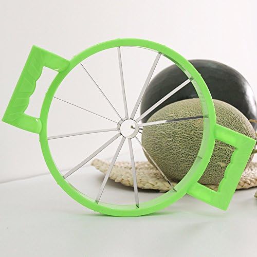 Stainless steel-cut watermelon artifact,Green