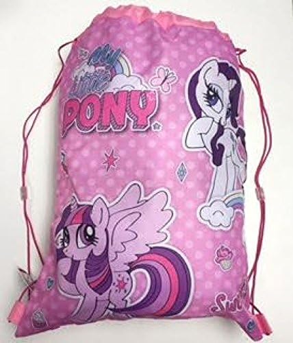 Kids Stylish Design Outdoor Sports Travel & Gym Drawstring Pump Bag (Size: 30cm x 40cm, Material: 100% PV) (My Little Pony)