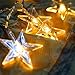 Price comparison product image Star Fairy Lights, FLOVEME Battery Powered Led String Lights Ideal for Wedding ,Christmas Trees, Party ,Room, Book Desk, Table, Bedhead, Indoor Decoration Lights -20 LEDs -2 m (6.5 ft) - Warm White