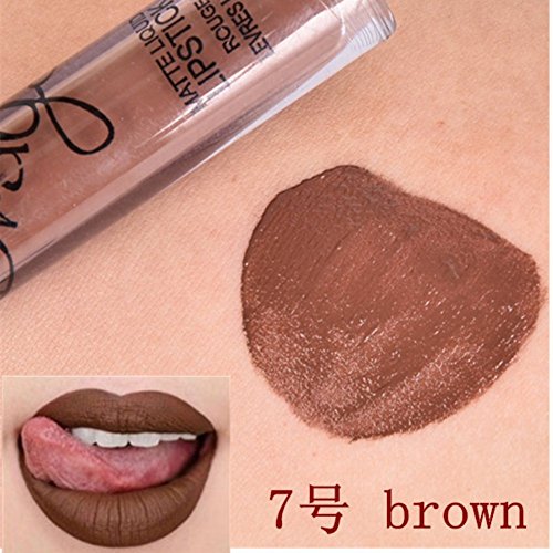 ROMANTIC BEAR 16 Colors Waterproof Long Lasting Matte Liquid Lipstick Beauty Lip Gloss - 4