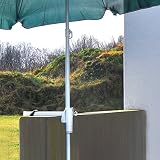 Sonnenschirmhalterung für balkongeländer