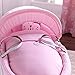Izziwotnot Pretty Pink Gift Wicker Moses Basket, Soft Grey
