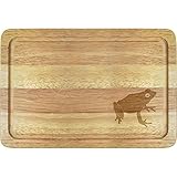 Azeeda 'Hermosa Rana' Tabla de Cortar de Madera (WB00013986)