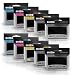 Produktbild Prestige Cartridge Tintenpatrone HP10 und HP11 passend zu HP Drucker Designjet 10PS, 70, 10-er Pack, farbig sortiert
