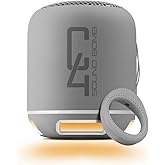 PowerWay Powerway C4 G&uuml;m&uuml;ş Taşınabilir Bluetooth Hoparl&ouml;r Ses Bombası Y&uuml;ksek Ses G&uuml;c&uuml; Sese Duyarlı Led Işık
