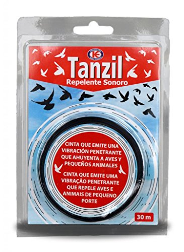 Tanzil - Cinta 30m repelente sonoro ahuyentador de aves y pequeños animales