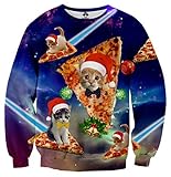 3D Christmas Digital bedrucktes Sweatshirt, Langarm, Rundhalsausschnitt, verschiedene Elf-Muster