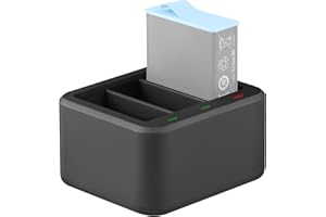 GeeKam Caricabatterie a 3 canali per GoPro Hero 9 10 11 12, completamente compatibile con GoPro Hero 9 10 11 12 batteria