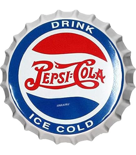 Plaque émaillée PEPSI COLA -10 cm- | Au temps qui passe
