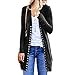Produktbild Innerternet Mode Frauen Strickmaterial Sweater Coat Freizeit Einfarbig Tasche Cardigan Mäntel Slim Im Langen Abschnitt Lange Ärmel Kimono Pullover