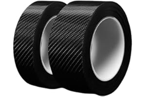 RANRAO Adesivi protettivi per telaio bici, materiale in fibra di carbonio 5D antigraffio, (3 cm x 5 metri)