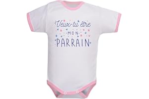 IDYLEA bebe-abord.com body bébé veux-tu être mon parrain