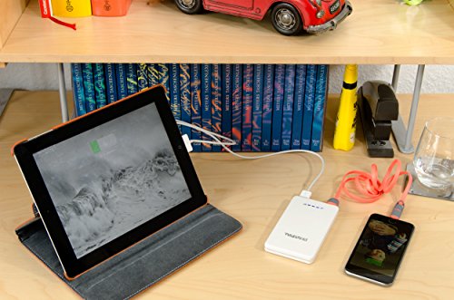 Power Bank 8000mAh Ultra leicht flach TUPower Powerbank Ladekabel weiß für iPhone 5 5C 5S 6S 7 Samsung Galaxy S5 S6 S7 Edge externer Akku Smartphones - 4