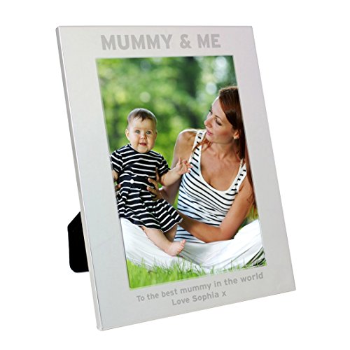 Mummy Me Frame Silver 5x7 Personalised Personalised Personalise This Silver 5x7 Mummy Me Photo