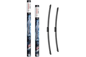 Bosch eA244S - escobilla limpiaparabrisas Aerotwin - Longitud: 625/550 mm - 1 juego para el parabrisas (frontal), enviado en su empaque: menos residuos, fácil apertura