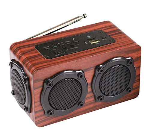Preisvergleich Produktbild GHQZ Holz Drahtloser Bluetooth-Lautsprecher Multifunktionssubwoofer