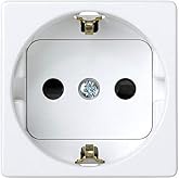 Simon - 27432-65 socket base 2p+tt schuko s-27 snow white Ref. 6552765056