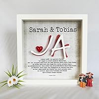 3D Objektgraphik Bild und Rahmen Geschenke für Herz und Liebe