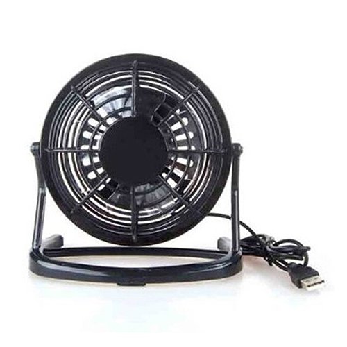 lgking supply - Ventilador USB portátil (diámetro de 96 mm), color negro