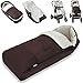 Produktbild Monzana® Baby Fußsack Babyfußsack Kinderwagen Winterfußsack Babyschale Babydecke Waschbar