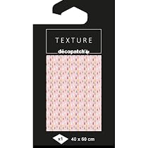 Papier Décopatch Texture Étoiles Dorées - 40x60 Cm - Customisation Loisirs Créatifs