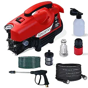 Kortex R5 Portable High Pressure Car Washer Cleaner Pump for Multiple Cleaning Applications with All The Required Accessories & 1800watts Motor with 130Bar Max Pressure