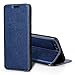 Produktbild Yidai-Silu Honor 10 Klapphülle, Luxus, Anti-Fingerabdruck, Kartenfach PU Leder Handytasche Cover Magnet Flip Schutz Case Stand Hülle für Huawei Honor 10 5,84 Zoll – Ozeanblau