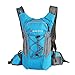 Price comparison product image JXBDP Hiking backpack, waterproof lightweight nylon fabric, suitable for adult men and women outdoor travel camping cycling mountaineering leisure - blue.